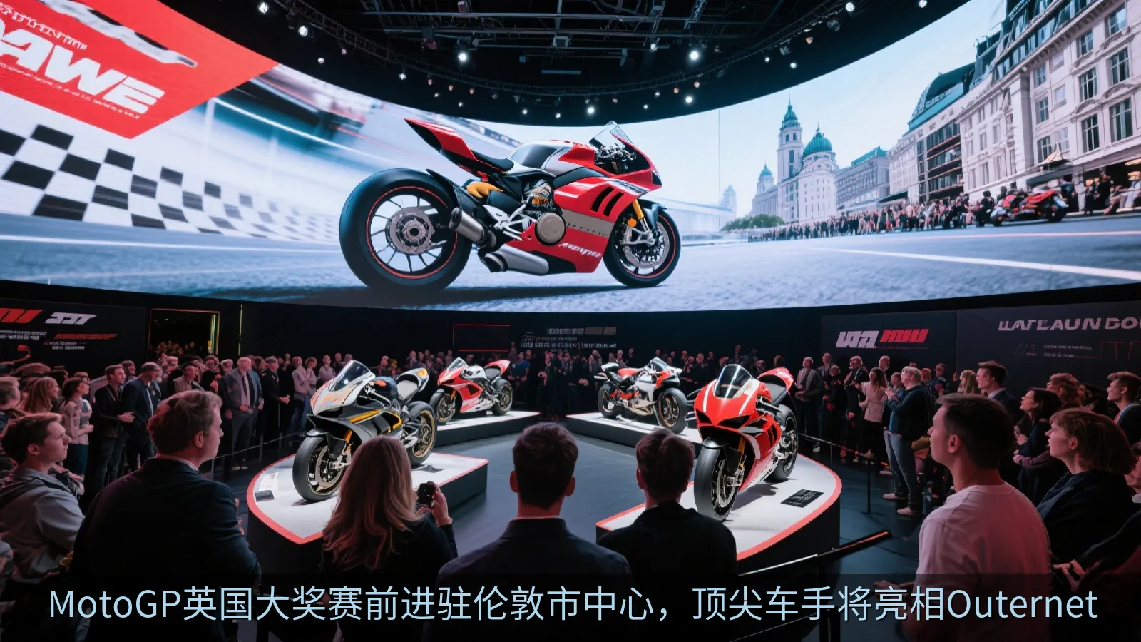 MotoGP英国大奖赛前进驻伦敦市中心，顶尖车手将亮相Outernet