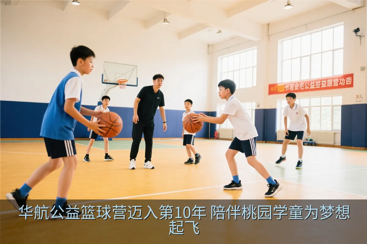 华航公益篮球营迈入第10年 陪伴桃园学童为梦想起飞