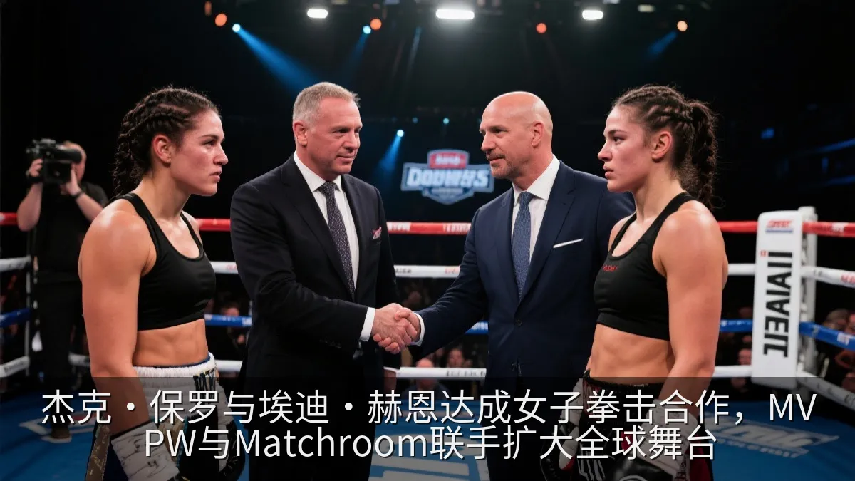 杰克·保罗与埃迪·赫恩达成女子拳击合作，MVPW与Matchroom联手扩大全球舞台